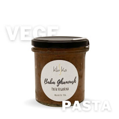 Pasta kluska baba ghanoush wegańśka z bakłażana 