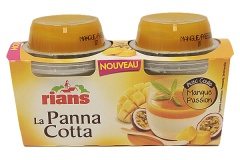 Deser rians la faisselle twarożek z marakują i mango 