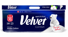 Papier toaletowy Velvet Comfort White Cotton 3w 10szt 