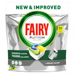 Fairy Platinum All In One Kapsułki do zmywarki Cytryna 30 szt.