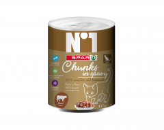 Karma dla kota Spar No1 z wołowiną 