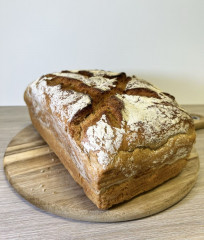 Chleb produkcja własna pszenno żytni na zakwasie 