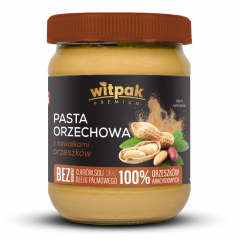 Krem do smarowania Witpak Pasta orzechowa z kawałkami orzeszków 