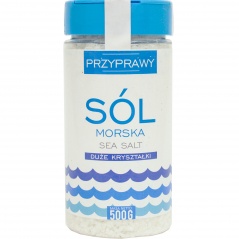 Sól Morska atlantycka duże kryształki 