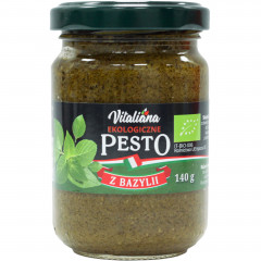 Pesto vitaliana z bazylii ekologiczne 