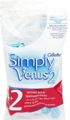Gillette Simply Venus 2 Maszynki jednorazowe do golenia, 4+2 sztuki