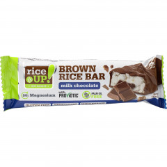 Baton rice up z brązowego ryżu z mleczną czekoladą i magnezem 