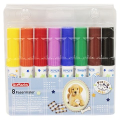 Mazaki zmywalne Herlitz 8 kolorów Pretty Pets