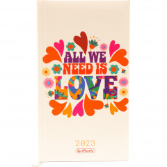 Kalendarz herlitz tygodniowy a6 muz. love 2023 