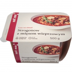 Strogonow z mięsem wieprzowym eat me 