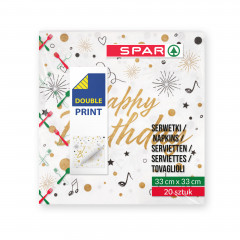 Serwetki Spar 33x33cm Urodzinowe 20szt 
