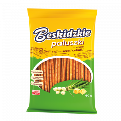 Beskidzkie Paluszki o smaku sera i cebulki 60 g