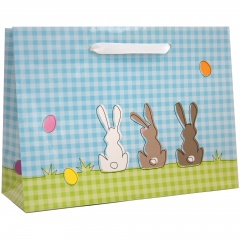 Torebka dekoracyjna zajączki 