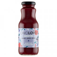 Smoothie Owolovo jabłko-jagoda-aronia but.szkło
