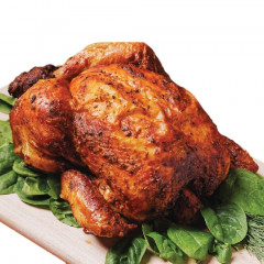 Kurczak produkcja własna z rożna  - + koszt opak. 0,31 zł Dostępny od godziny 11:00