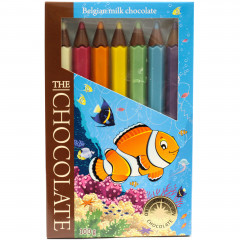 Severka czekoladowe kredki rybki 