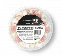 Sałatka Fresh to go at Spar z makaronem i mozzarellą 