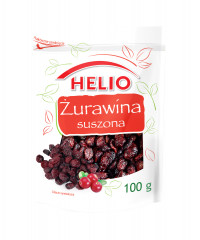 Żurawina suszona 100 g Helio