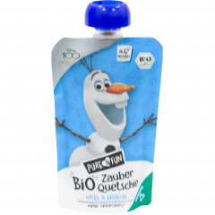 Przecier Disney bio jabłko-truskawka Olaf saszetka 