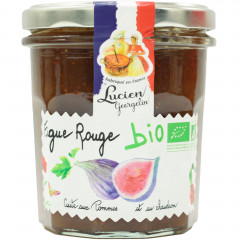 Dżem Lucien georgelin bio z czerwonej figi z dodatkiem jabłka 