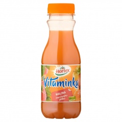 Hortex Vitaminka Malina marchewka jabłko Sok butelka  aPet 300 ml