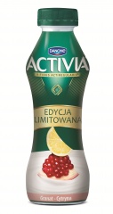 Jogurt activia do picia granat cytryna 