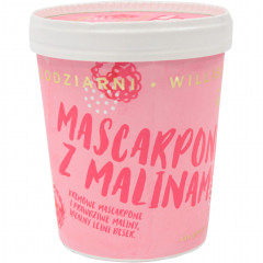 Lody willisch mascarpone z malinami 