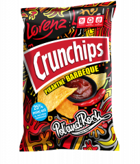 Chipsy crunchips pol'and'rock pikantne barbecue 140g 