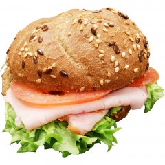 Kanapka wieloziarnista z szynką 1szt 