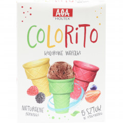 Wafle do lodów Aga-Holtex Colorito 15sztuk 