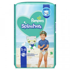 Pampers Splashers, Rozmiar 5-6, 10 jednorazowych pieluch do pływania