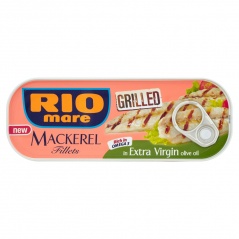 Grillowane filety Rio Mare z makreli w oliwie z oliwek extra vergine120g