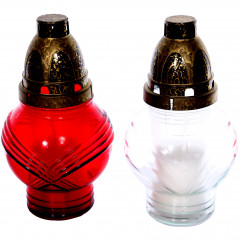 Znicz promień szklany 16,5cm 