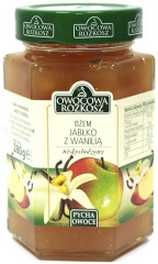 Dzem jabłko z wanilią niskosłodzony 