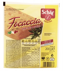 Chleb Schär Focaccia al Rosmarino bezglutenowy