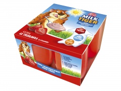 Serek milk tiger truskawka 4*50g 