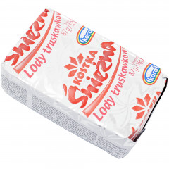 Lody Koral kostka śnieżna truskawkowa 180ml 