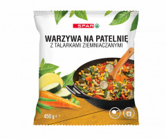 Spar mrożonki warzywa na patelnie z talarkami ziemniaczanymi 