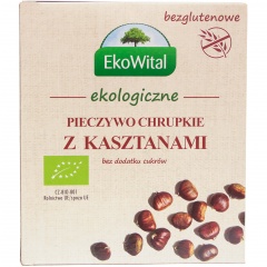 Pieczywo chrupkie kasztanowe bezglutenowe bio 