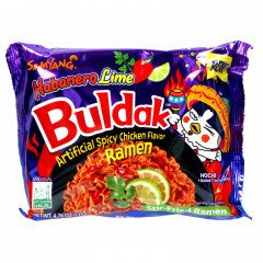 Buldak Ramen Hot Kurczak Habanero Limonka 
