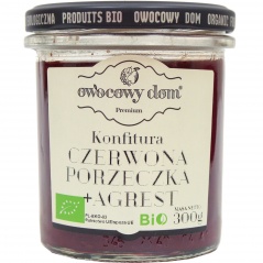 Bio konfitura agrest z czerwoną porzeczką 