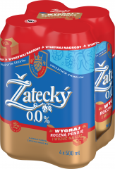 Žatecký Piwo bezalkoholowe 4 x 500 ml
