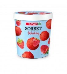 Lody Spar Sorbet Truskawkowy 