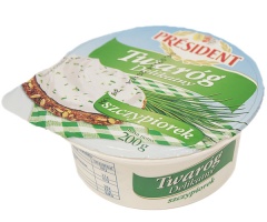 Twaróg Delikatny szczypiorek Président 