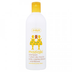 Ziaja Maziajki Szampon + płyn do mycia lody ciasteczkowo-waniliowe 400 ml
