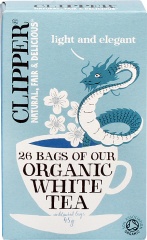 Herbata Clipper Organiczna Biała 25*2g 