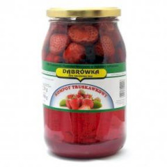 Kompot dąbrówka truskawkowy 900ml 