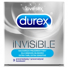 Durex Invisible Supercienkie 3 szt.