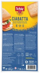 Bułki bezglutenowe Ciabatta 200g/SCHAR