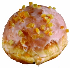 Pączek Kandulski z konfiturą wiśniową